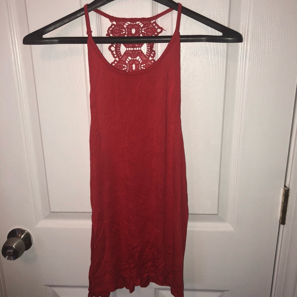 Red Lace top 🍓